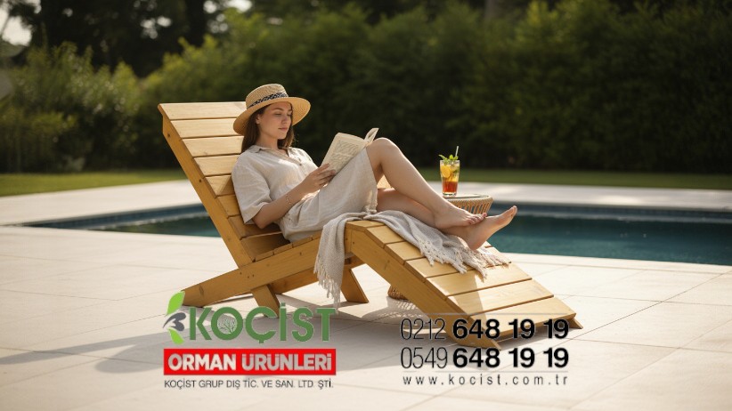 Ahşap Şezlong