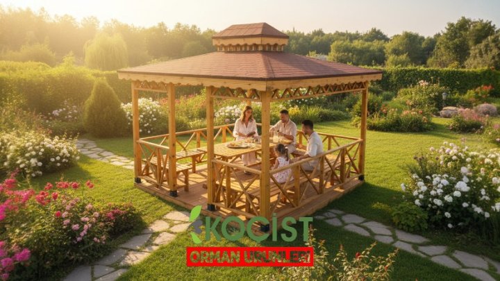 Ahşap Kamelya 4x3,5 Zeminli Model 1 - Görsel 1