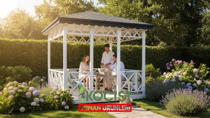 Ahşap Kamelya Beyaz 350x350 Model 1 - Görsel 1