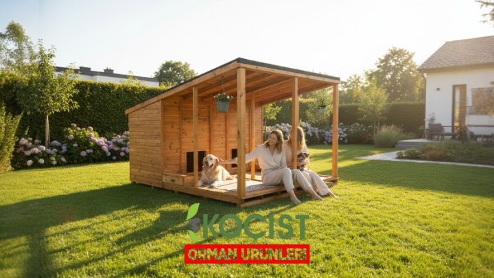 Ahşap Köpek Kulübesi Özel Model 1 - Görsel 4