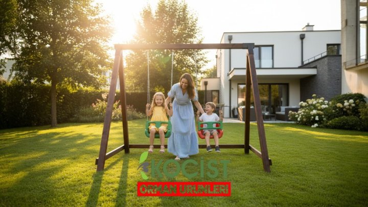 Ahşap Salıncak İki Çocuklu Model 1 - Görsel 7