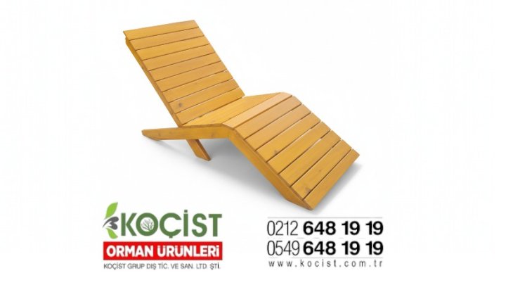 Ahşap Şezlong Büyük Model 1 - Görsel 3