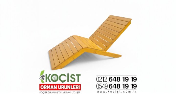 Ahşap Şezlong Büyük Model 1 - Görsel 4