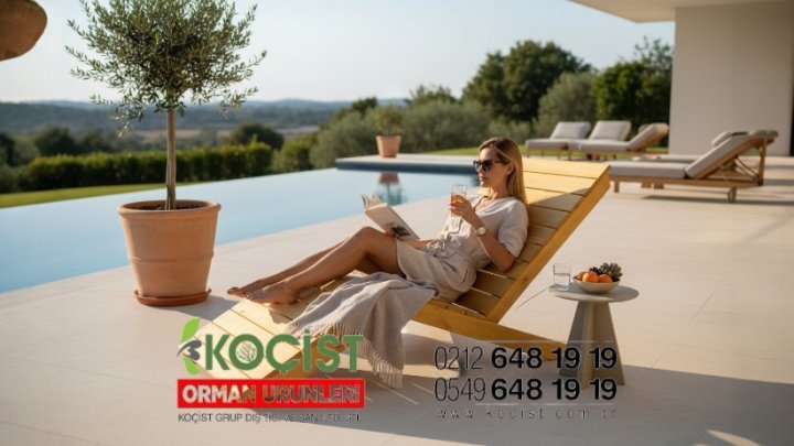 Ahşap Şezlong Büyük Model 1 - Görsel 6