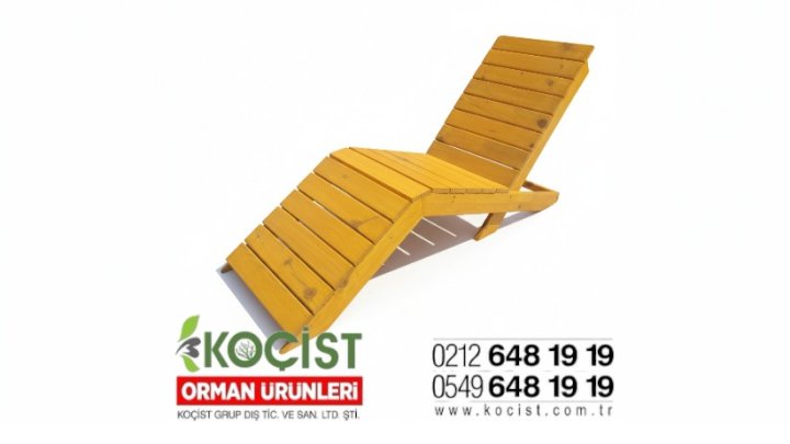 Ahşap Şezlong Küçük Model 1 - Görsel 4