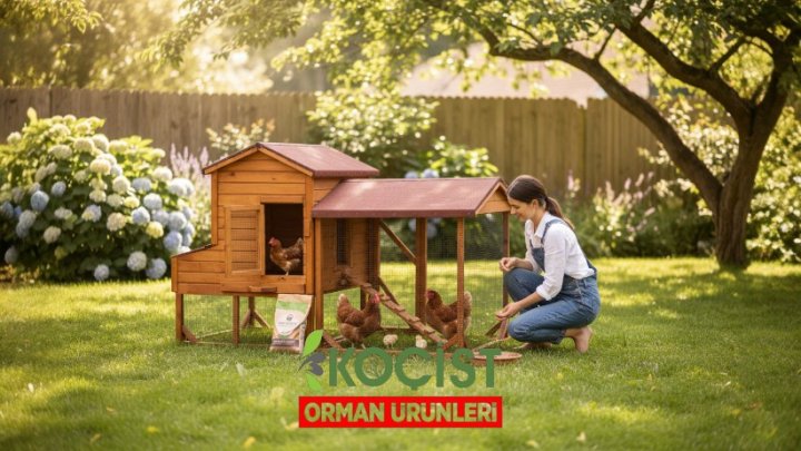 Ahşap Tavuk Kumesi Model 1 - Görsel 1